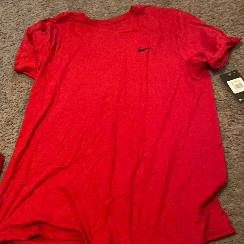 Nike Large red t shirt